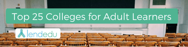 top 25 colleges for adult learners