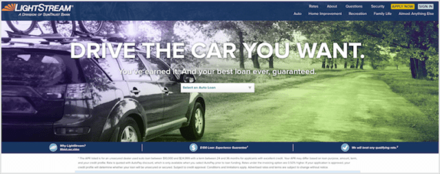 LightStream Auto Loan Review