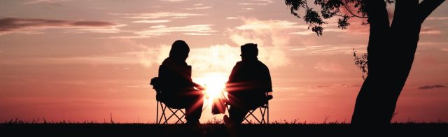 A couple enjoying retirement